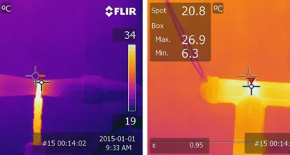 用于风力涡轮机预防性维护的热成像案例
